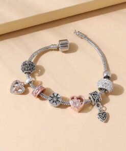 Engraved Heart Doubled Heart Charm