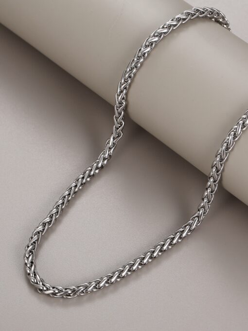 Men's Stainless Steel Silver Chain