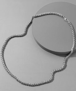 Men's Stainless Steel Silver Link Chain