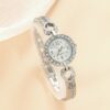 Sparkling Silver Bracelet Design Watch