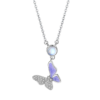 sterling silver butterfly necklace