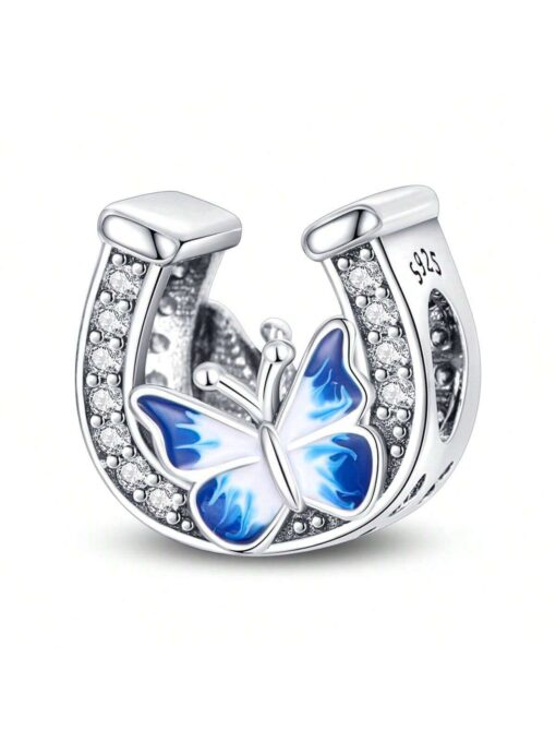 Lucky Butterfly Horseshoe S925 Charm