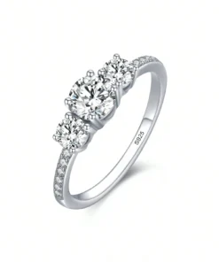 sterling silver engagement ring s925