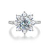 Sterling Silver Snowflake Ring S925