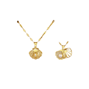 Gold Sea Shell Necklace