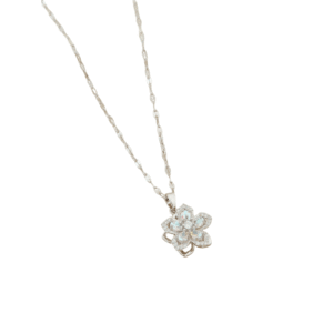 Silver Flower Necklace