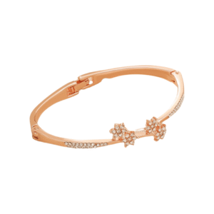 Floral Bangle Bracelet