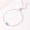 Silver Evil Eye Bracelet
