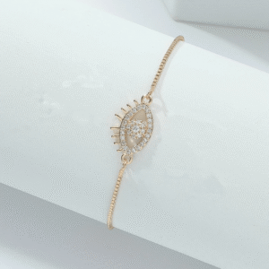 Gold Evil Eye Bracelet