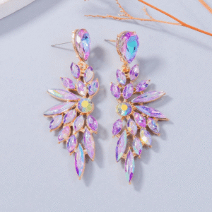 Crystal Pink Earrings