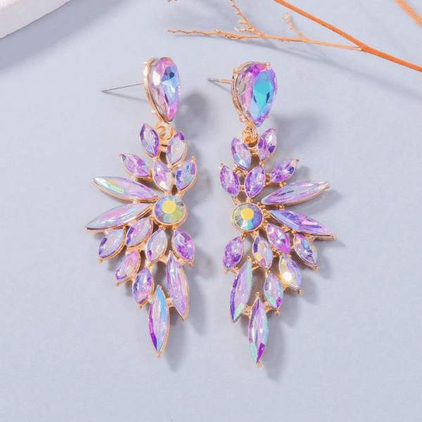 Crystal Pink Earrings
