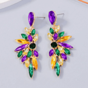 Crystal Floral Earrings
