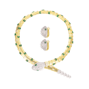 Serpent Necklace & Earrings