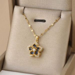 Golden Flower Necklace