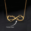 Couple's Necklace - Infinity Hearts