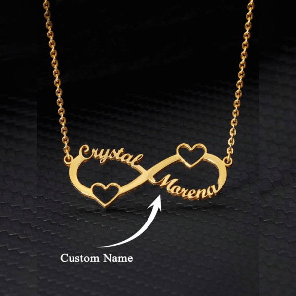Couple's Necklace - Infinity Hearts