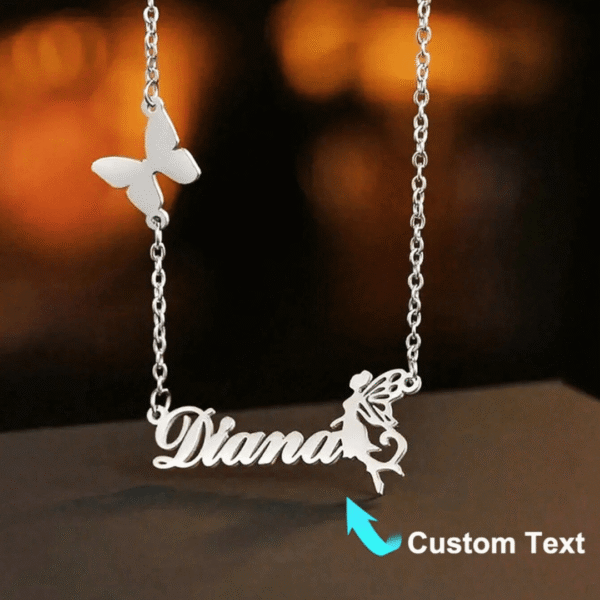 Silver Butterfly Necklace