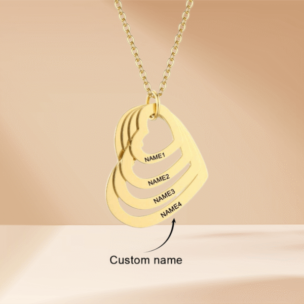 Golden Hearts Necklace