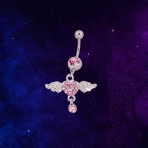 Angel Pink Belly Ring