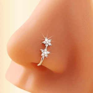 Silver Stars Nose Clip