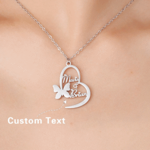 Personalised Couple's Silver Necklace