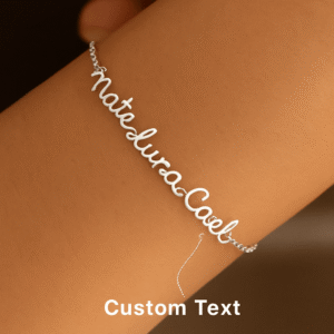 Personalised Silver Names Bracelet