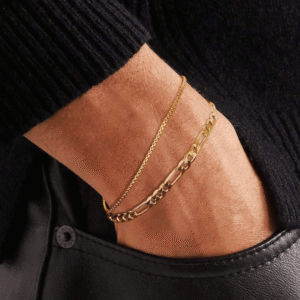 Men's Gold Bracelet Set