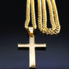 Men's Gold Cross Chain