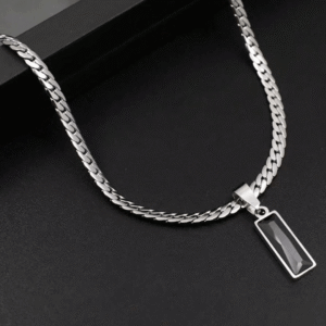 Men's Black Gem Chain